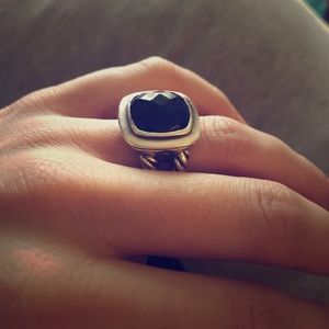 David Yurman 14mm Black Onyx Albion Ring